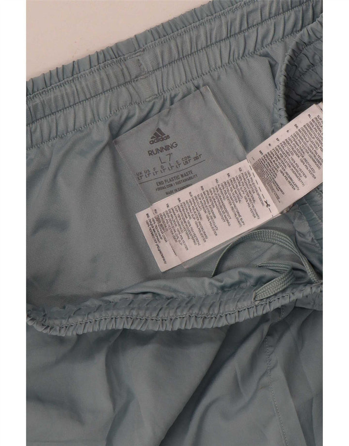 Adidas Mens Graphic Sport Shorts Grande Azul Poliéster
