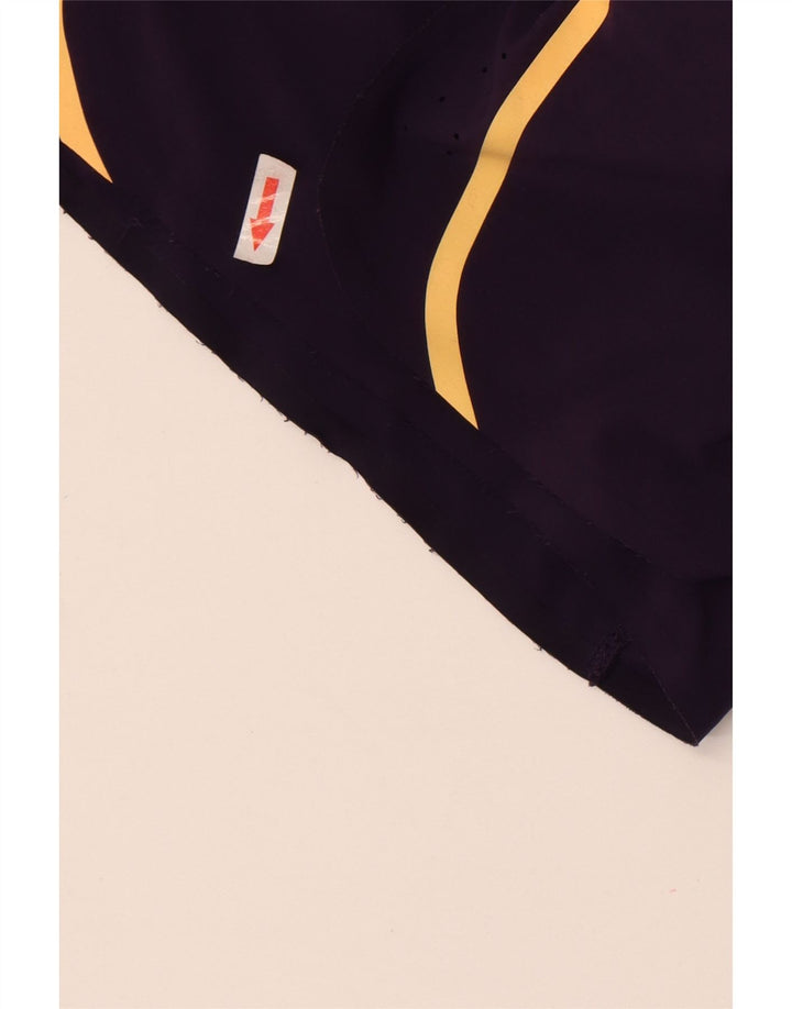 Nike Pantalones cortos deportivos Dri Fit para mujer UK 8 Small Púrpura Poliéster