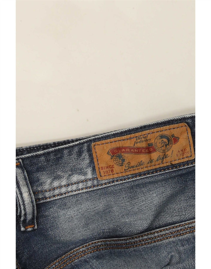 Diesel Shorts De Mezclilla Desgastados Para Hombre W29 Algodón Azul Pequeño