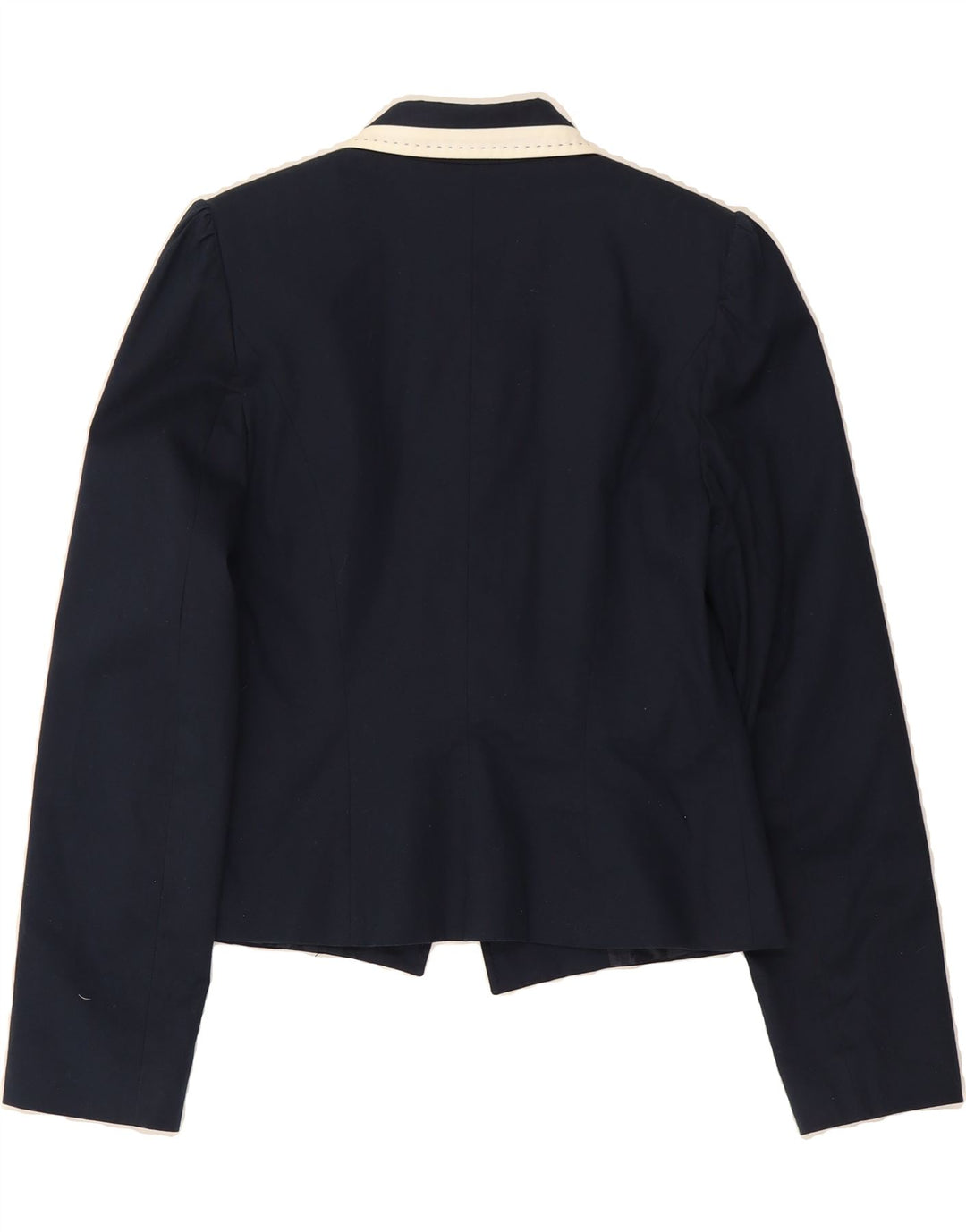 CHOPIN ROMA Womens Crop Blazer Jacket UK 12 Medium Navy Blue Vintage Chopin Roma and Second-Hand Chopin Roma from Messina Hembry 