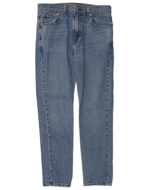 Levi's Mens 502 Hi-Ball Tapered Jeans W32 L30 Blue Cotton