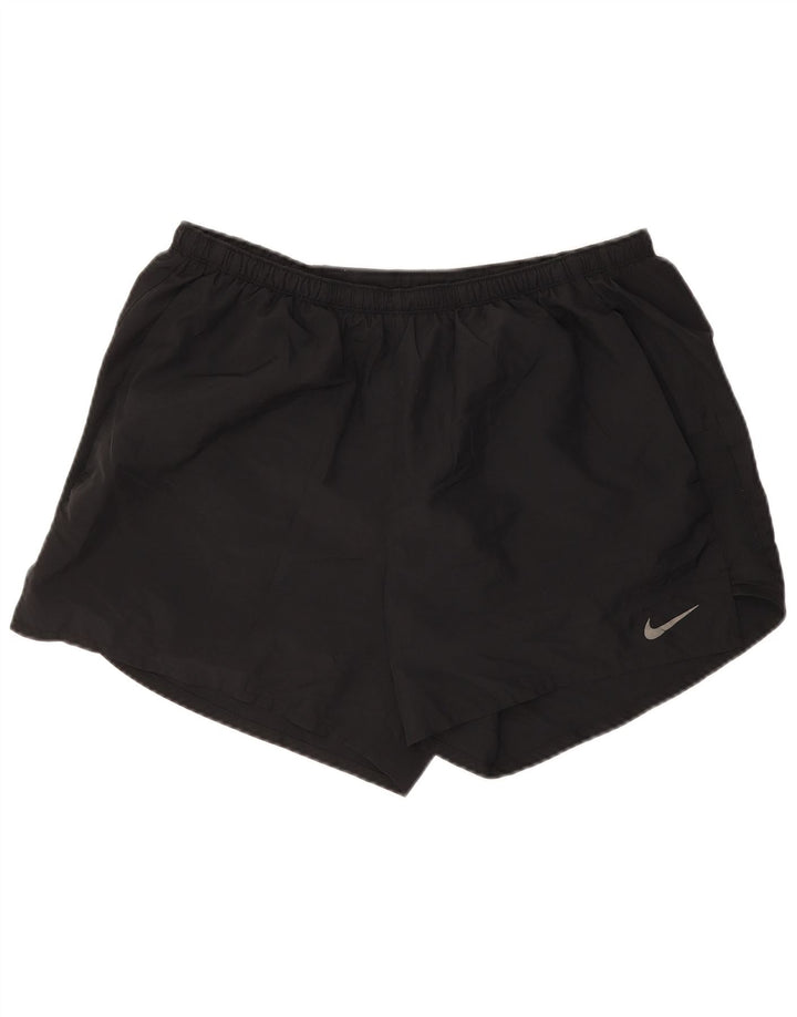 Nike - Pantalones cortos deportivos Dri Fit para hombre, talla 2XL, poliéster negro