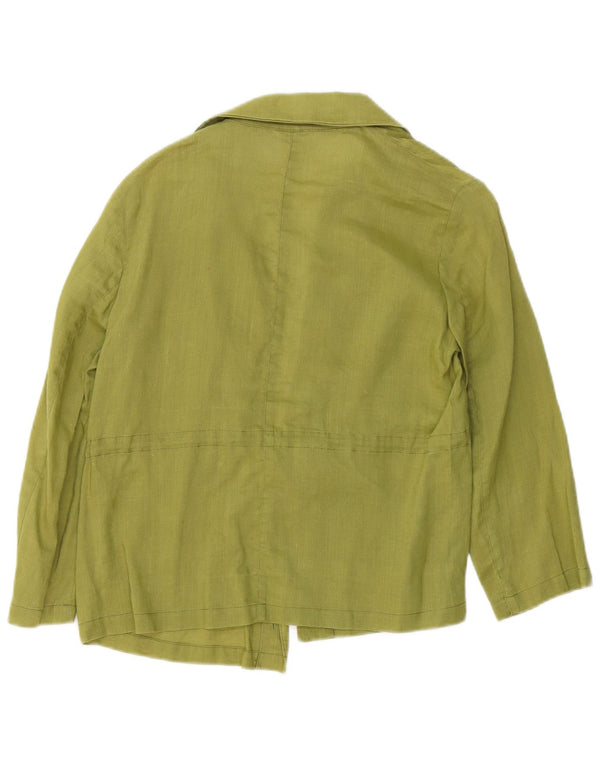 Zara Chaqueta Blazer para Mujer Reino Unido 46 Grande Ramio Verde