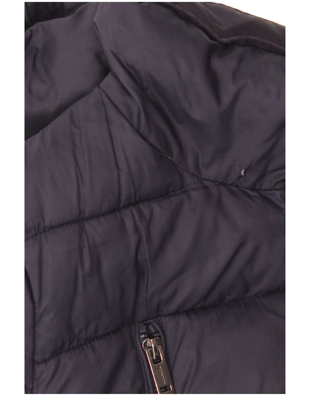 Monsoon Abrigo acolchado para mujer UK 44 Medium Azul marino Nylon