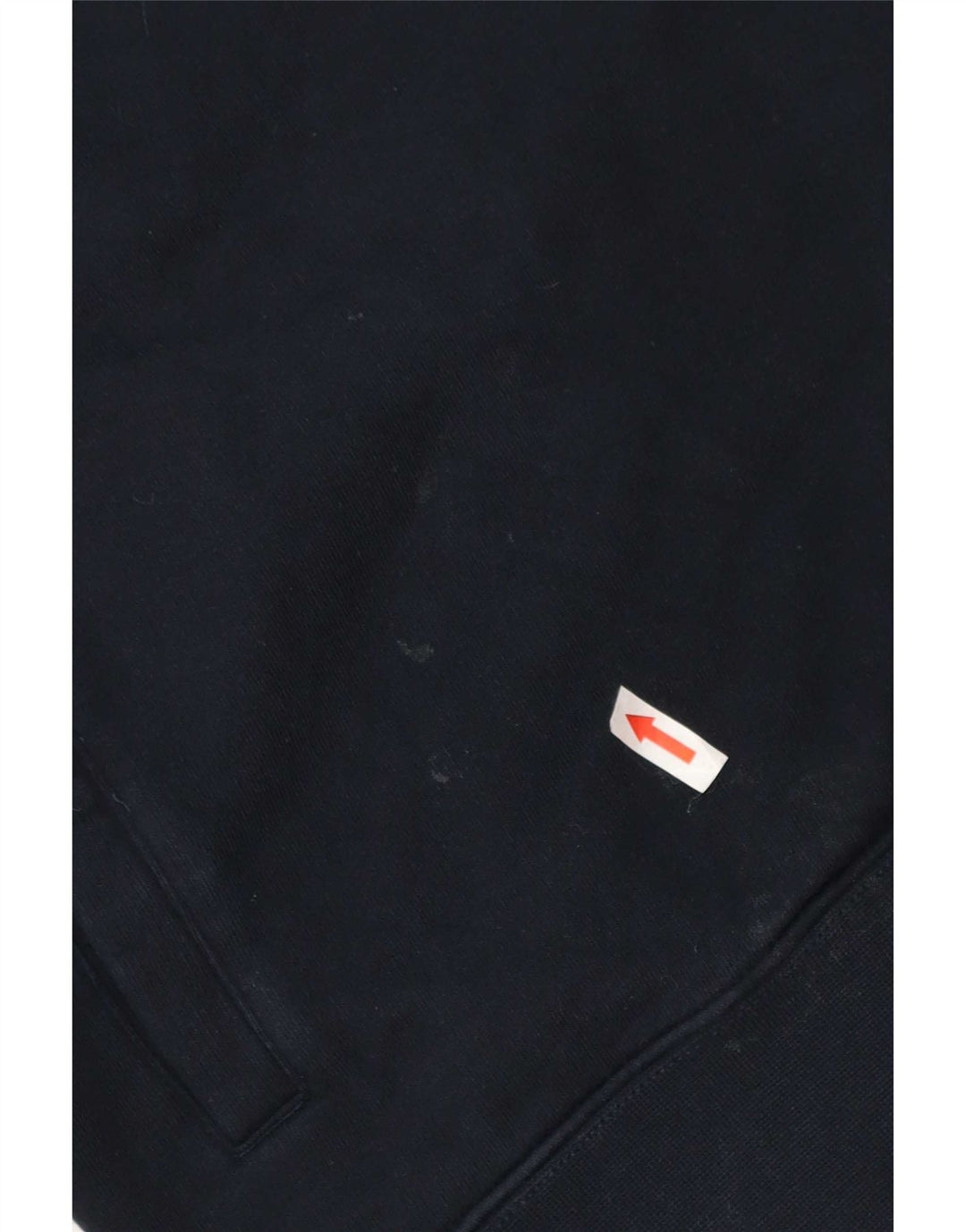 Marks & Spencer - Sudadera con cuello y cremallera para hombre, jersey de algodón azul marino mediano