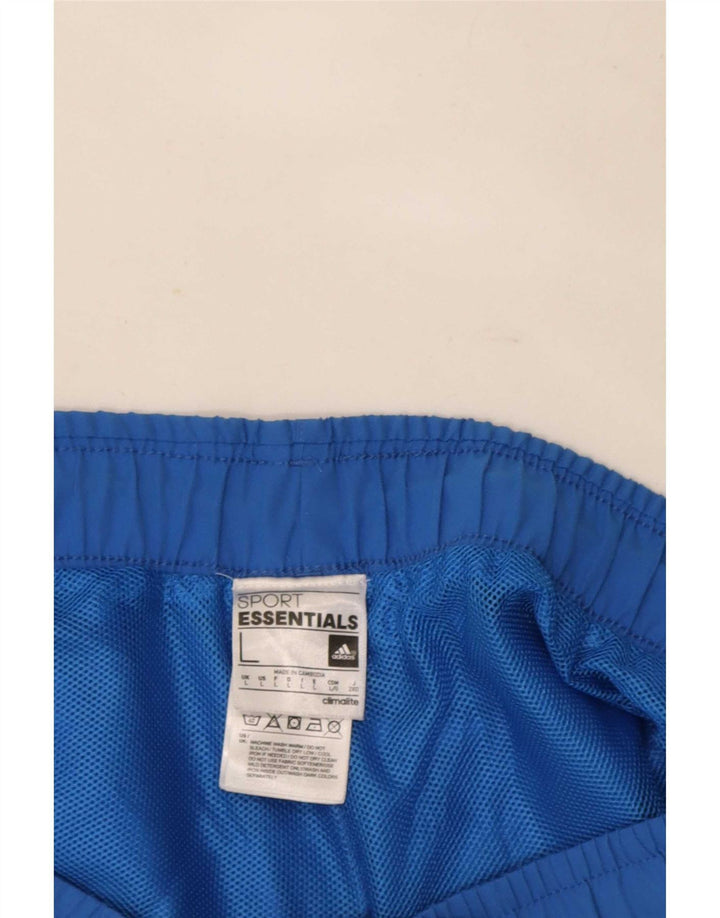Adidas Mens Climalite Sport Shorts Grande Azul Poliéster