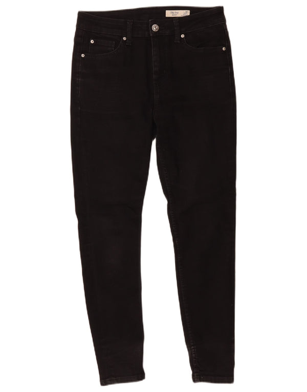 Marks & Spencer Jeans Ajustados The Ivy para Mujer UK 10 Small W27 L26 Negro