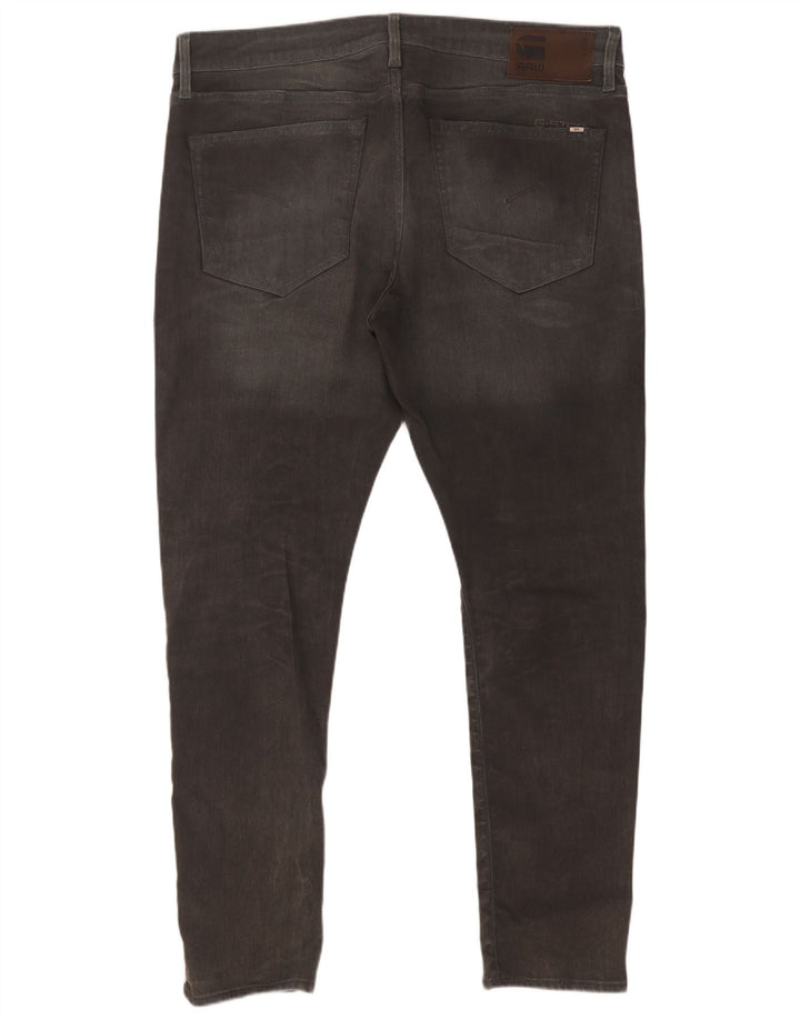 Vaqueros ajustados para hombre G-Star W38 L32 Algodón gris