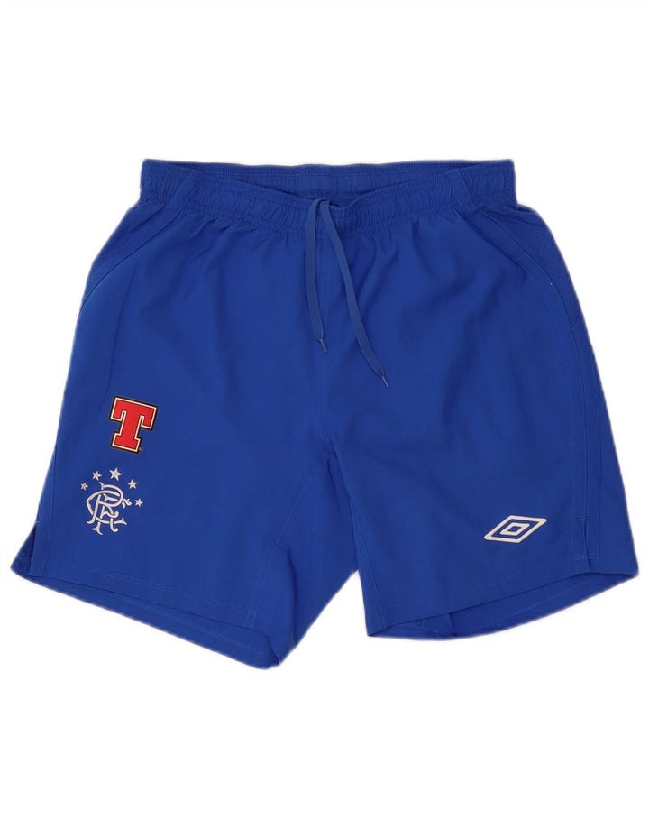 UMBRO Shorts deportivos gráficos para hombre Poliéster azul medio