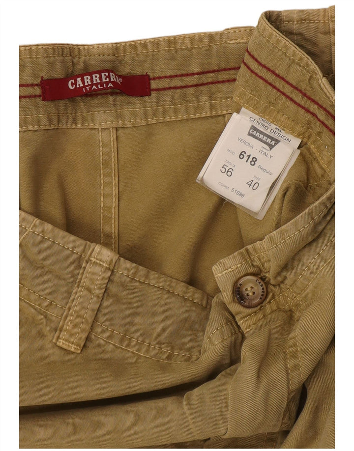 Carrera Hombre 618 Shorts Cargo W40 XL Beige Algodón