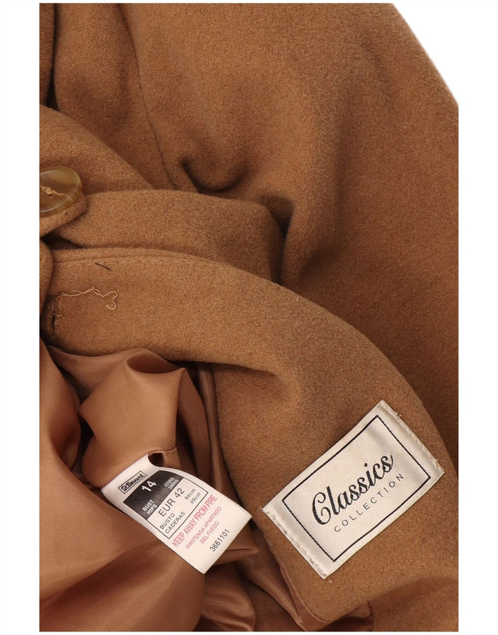 Abrigo St. Bernard para mujer Reino Unido 44 Lana beige grande