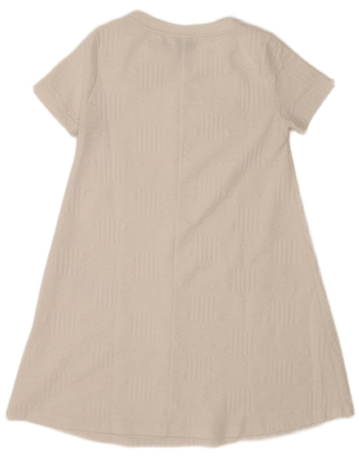 Zara Mujer Trafaluc Vestido Acampanado UK 42 Mediano Blanco