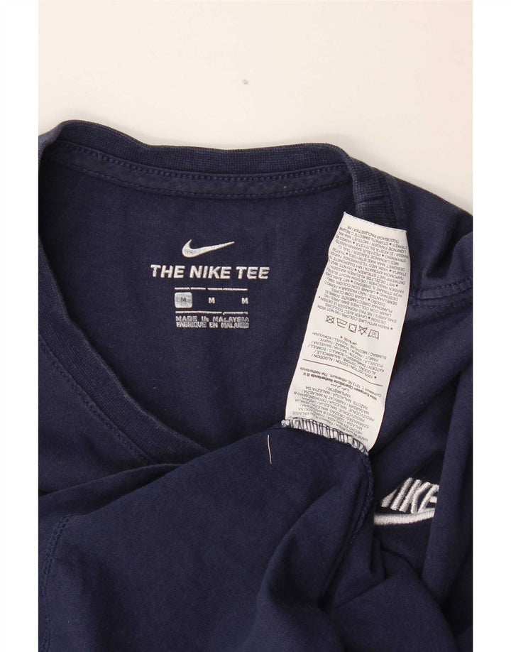 Camiseta Nike Hombre Top Medium Azul Marino Algodón