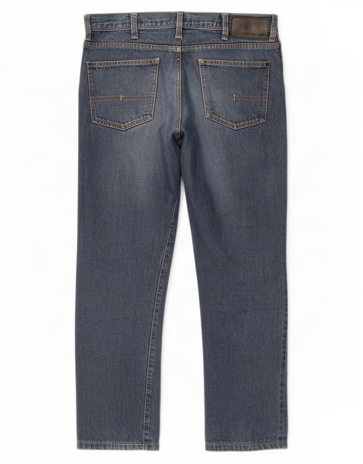 Calvin Klein Jeans rectos para hombre W36 L29 Algodón azul