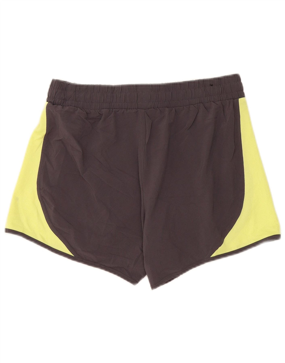 Fila Pantalones cortos deportivos para hombre, poliéster color block, pequeño, gris