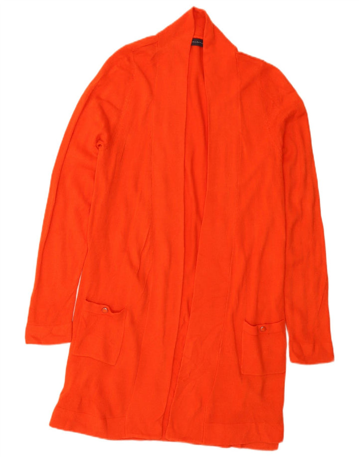Marks & Spencer - Cárdigan abierto largo para mujer, talla 40, color naranja mediano