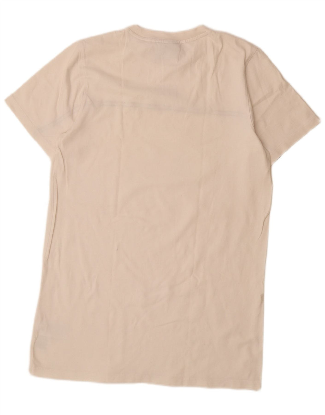 ADIDAS Vestido camiseta gráfico para mujer UK 12 Mediano Off White Algodón