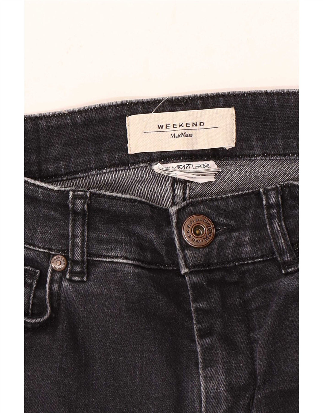 Vaqueros recortados de fin de semana para mujer Max Mara W28 L25 Gris