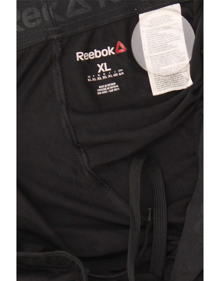 Reebok Hombre Speedwick Chándal Pantalones XL Negro Poliéster