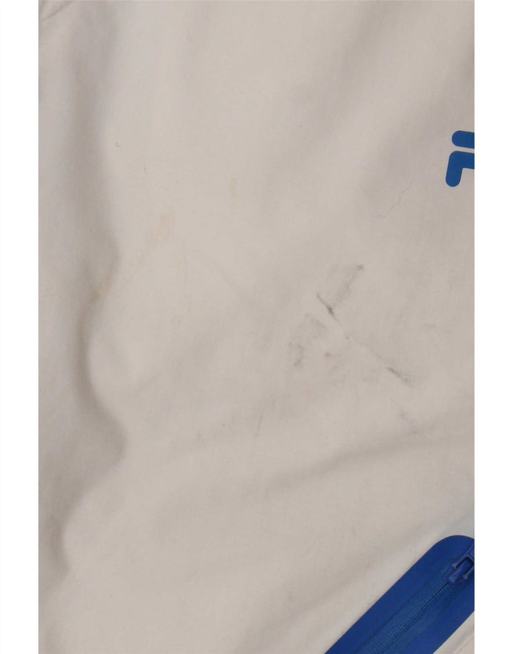 Fila - Pantalones de esquí para hombre, nailon color block mediano, color blanco