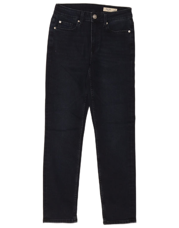 Marks & Spencer Jeans The Lily Slim para Mujer UK 8 Small W26 L27 Azul Marino
