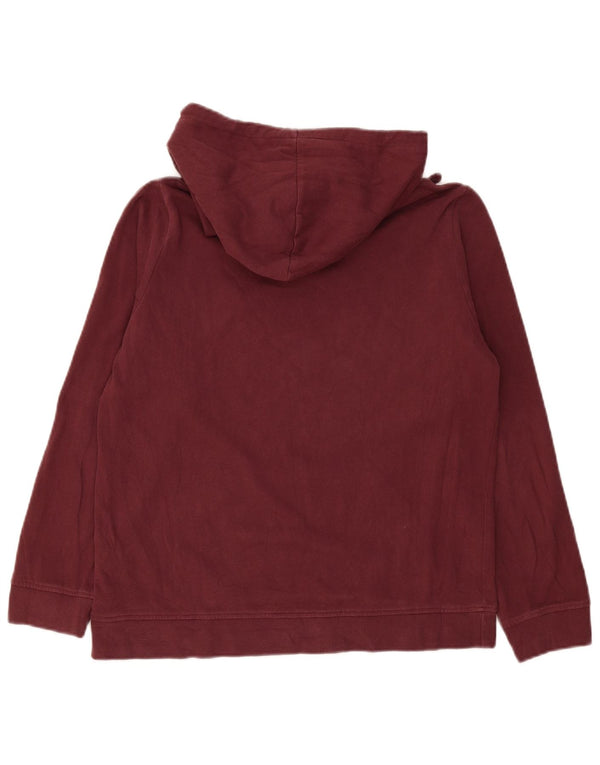 Vans Sudadera con capucha gráfica para mujer UK 46 Large Borgoña Algodón
