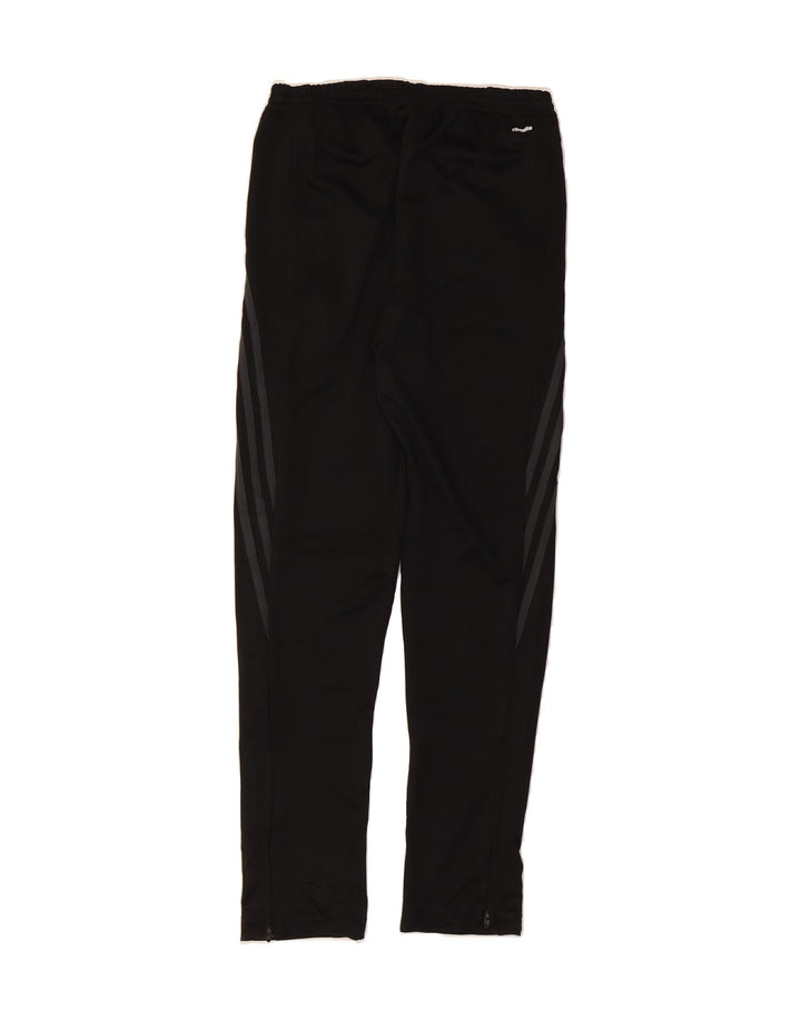 ADIDAS Boys Climalite Tracksuit Trousers 13-14 Years XL  Black Polyester Vintage Adidas and Second-Hand Adidas from Messina Hembry 