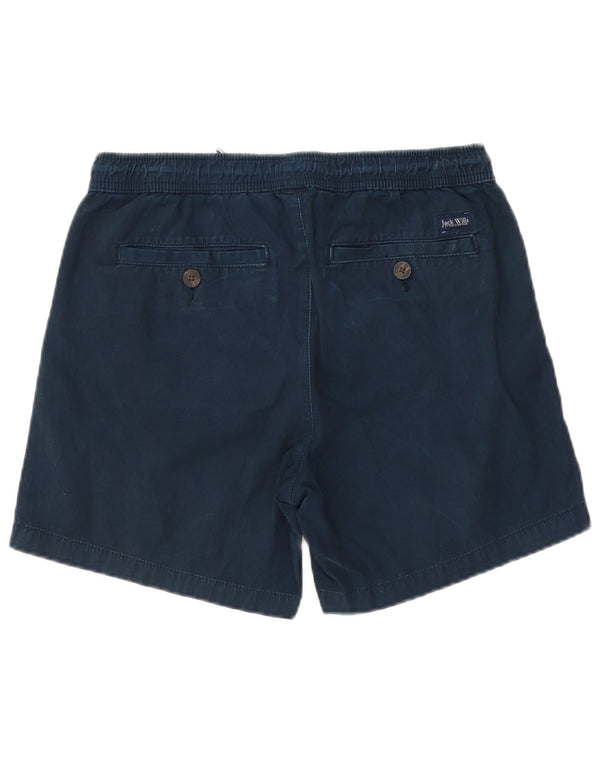 Jack Wills Pantalones cortos chinos teñidos en ropa para hombre Pequeño W29 Algodón azul marino