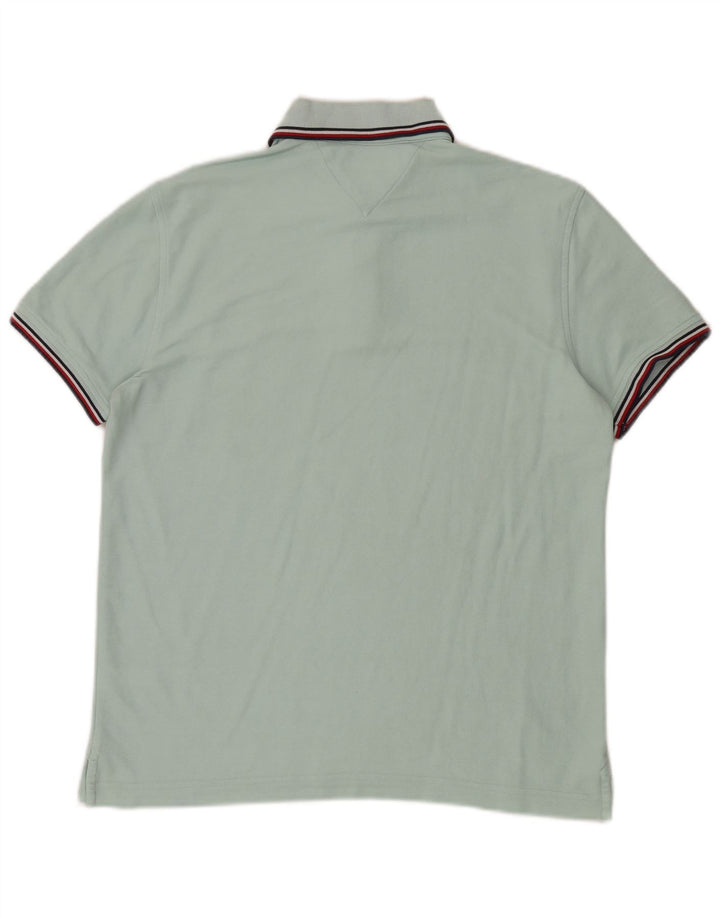 Tommy Hilfiger Polo Regular Fit De Algodón Turquesa Medio Hombre