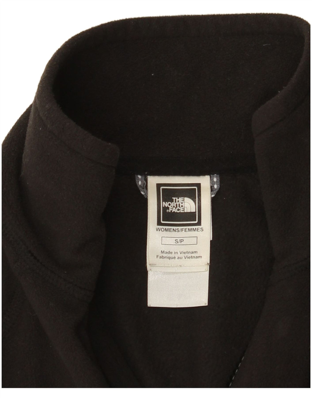 THE NORTH FACE Chaqueta polar para mujer UK 10 Small Poliéster negro