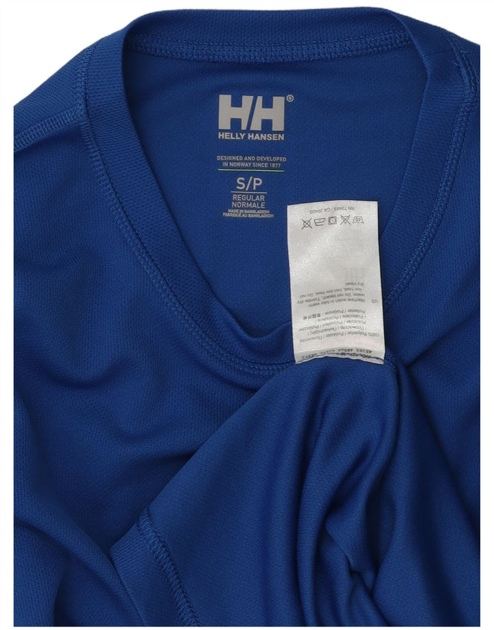 Helly Hansen Hombre Top Manga Larga Pequeño Poliéster Azul