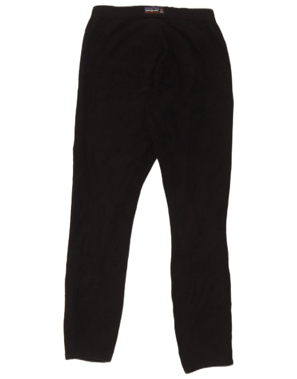 Leggings Patagonia Mujer UK 44 Poliéster Negro Mediano