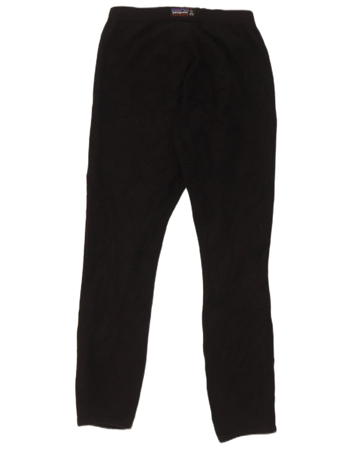 Leggings Patagonia Mujer UK 44 Poliéster Negro Mediano