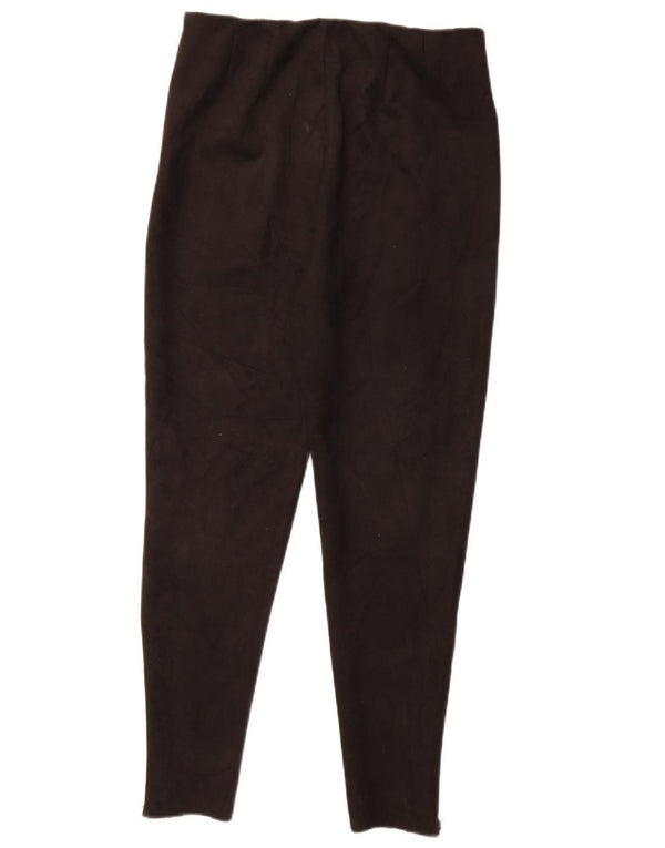Zara Womens Leggings UK 14 Large  Black Polyester