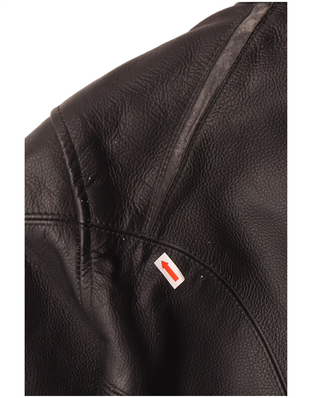 LEWIS Chaqueta motera de cuero para mujer UK 40 XL Cuero negro