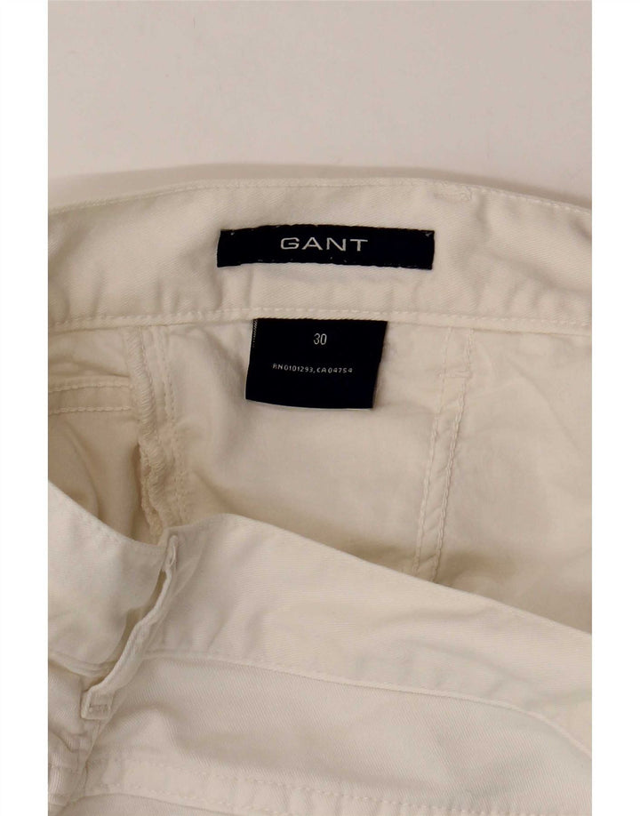 Bermudas Gant Mujer W30 Medium Off White Cotton