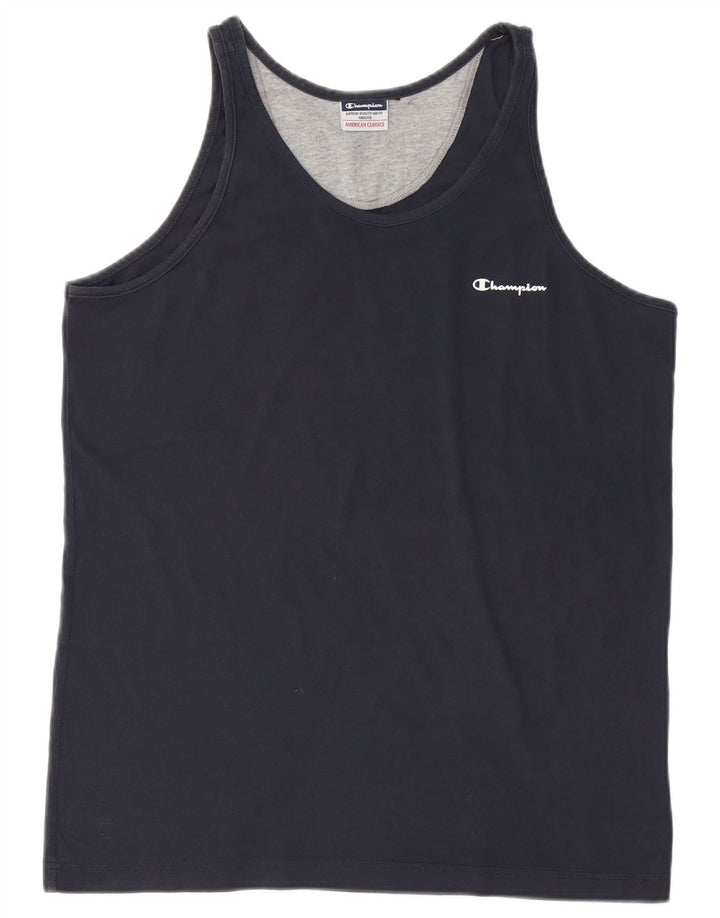 Champion Chaleco Para Hombre Top Grande Azul Marino