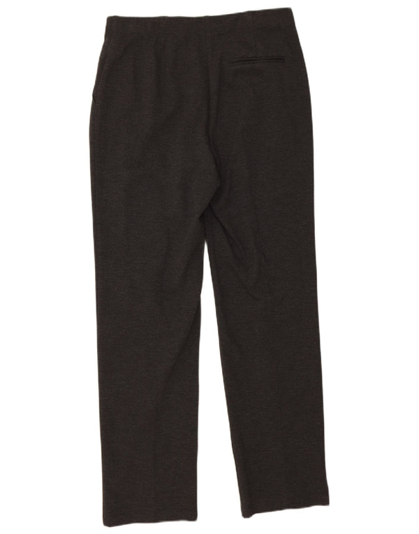 Marks & Spencer Pantalones rectos para mujer UK 12 Medium W30 L29 Viscosa gris