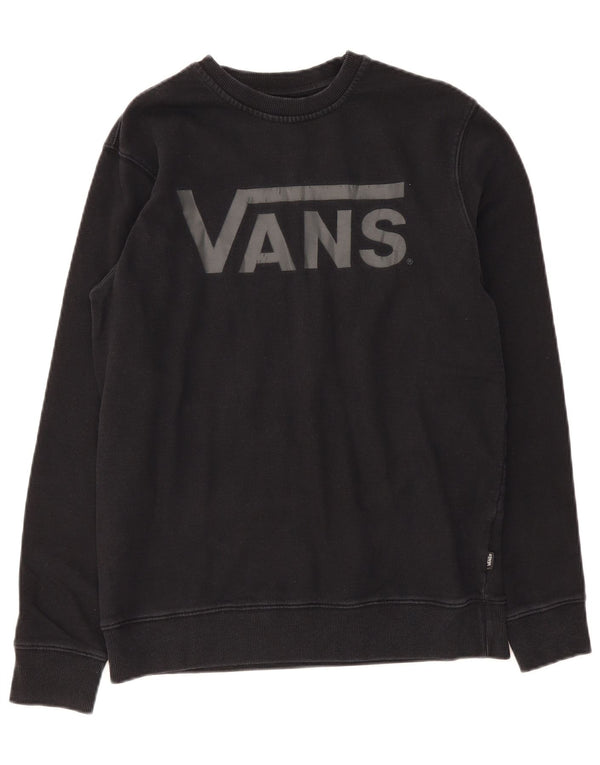 Vans Hombre Sudadera Jumper Medium Negro Algodón