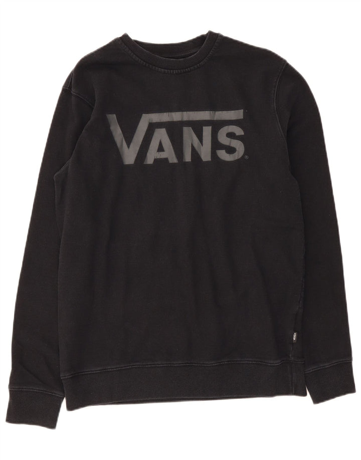 Vans Hombre Sudadera Jumper Medium Negro Algodón