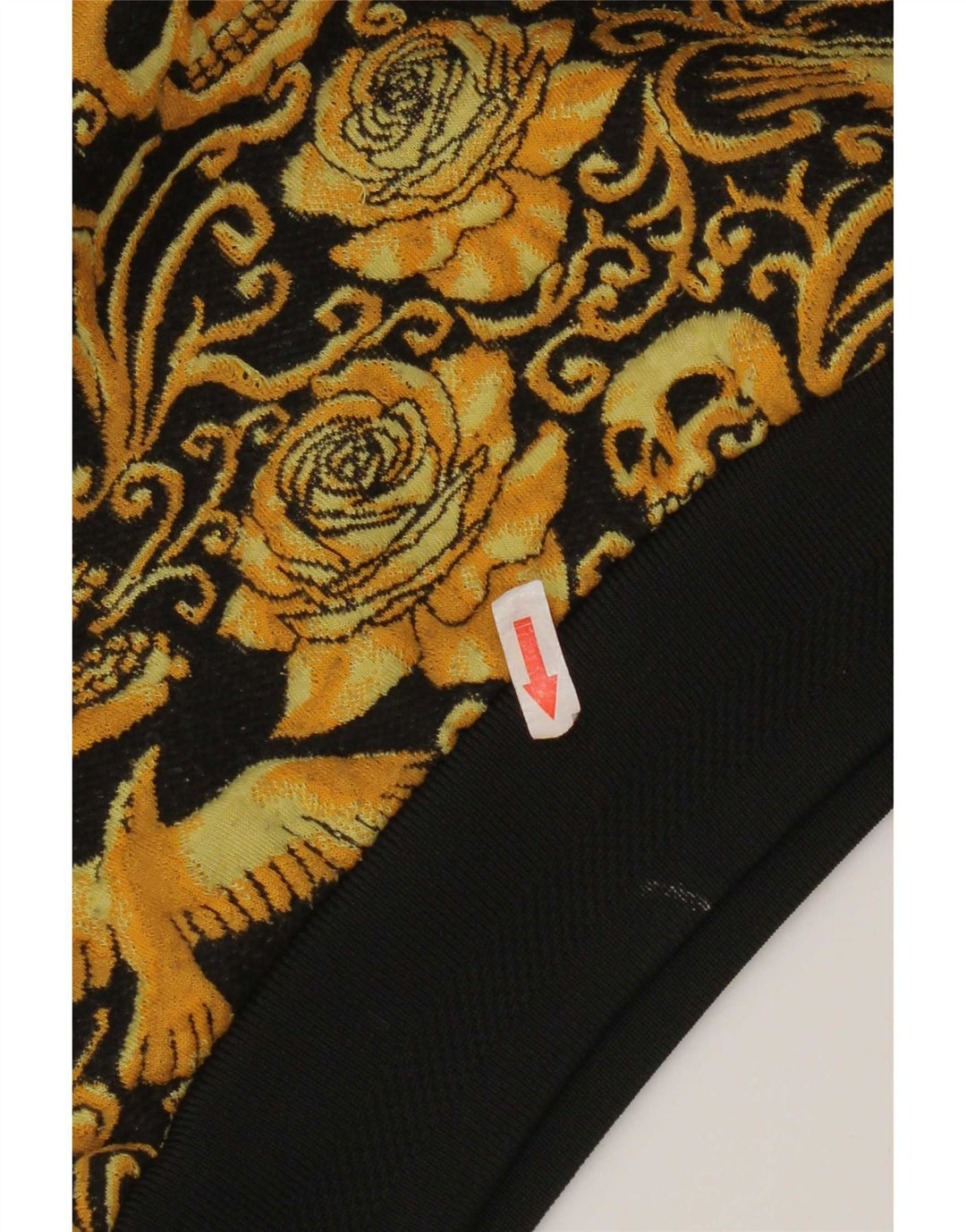 Zara Hombre Sudadera Jumper Small Negro Floral Poliéster