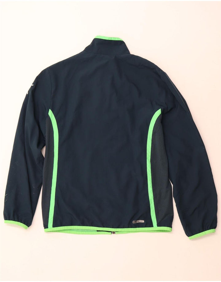 PUMA - Chaqueta de chándal para hombre, talla pequeña, azul marino