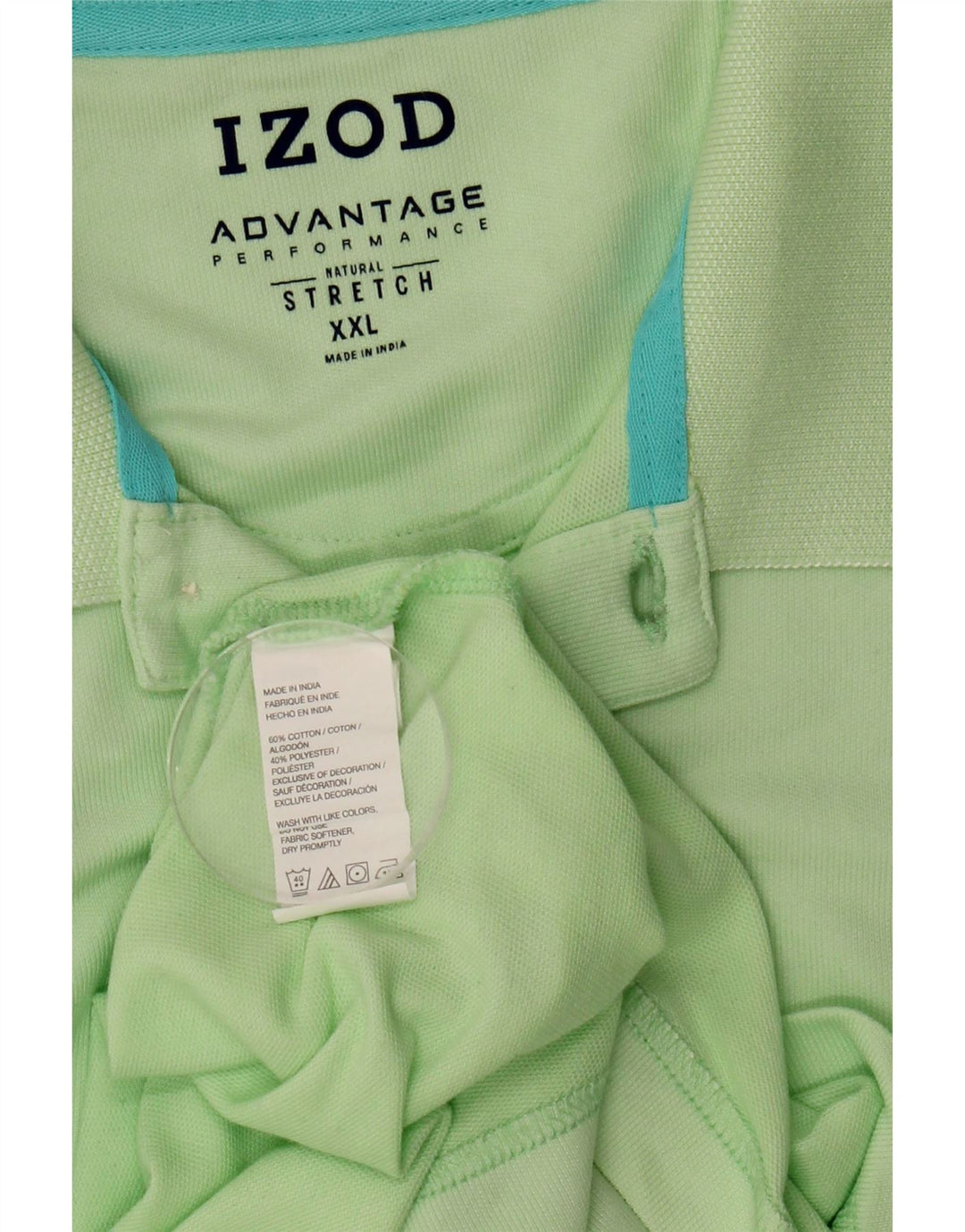 IZOD Polo Hombre 2XL Algodón Verde