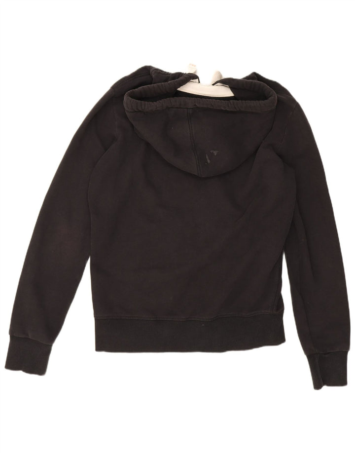 Superdry Hombre Sudadera Con Capucha Y Cremallera De Algodón Negro Mediano