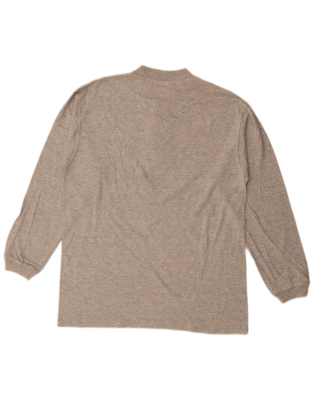 Camiseta Champion Hombre Manga Larga Algodón Gris Medio