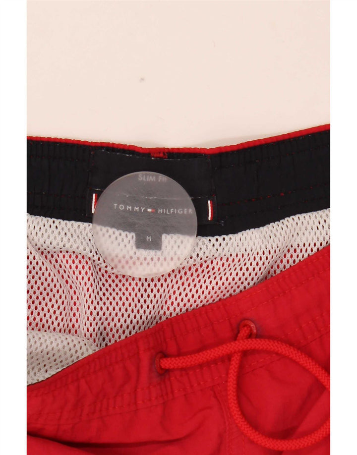 Tommy Hilfiger Bañador Slim Fit para Hombre Rojo Mediano