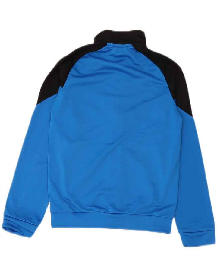 PUMA Chaqueta de chándal con gráfico gráfico para niños 9-10 años Bloque de Color Azul