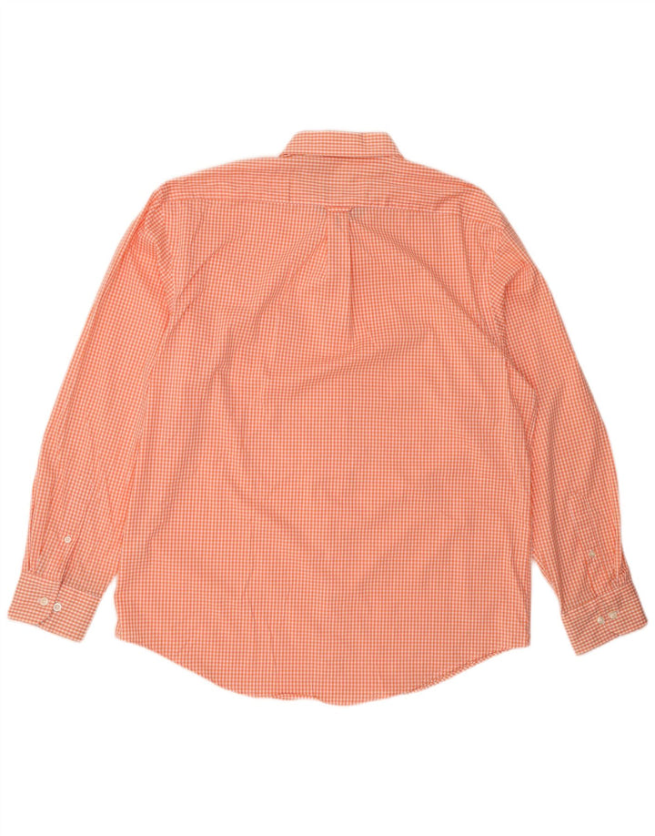 Camisa Izod Hombre Large Algodón Vichy Rosa