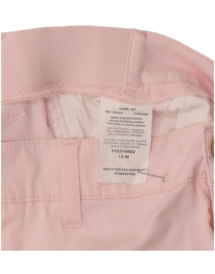 LEE Pantalones cortos cargo de ajuste regular para mujer US 12 grande W34 algodón rosa