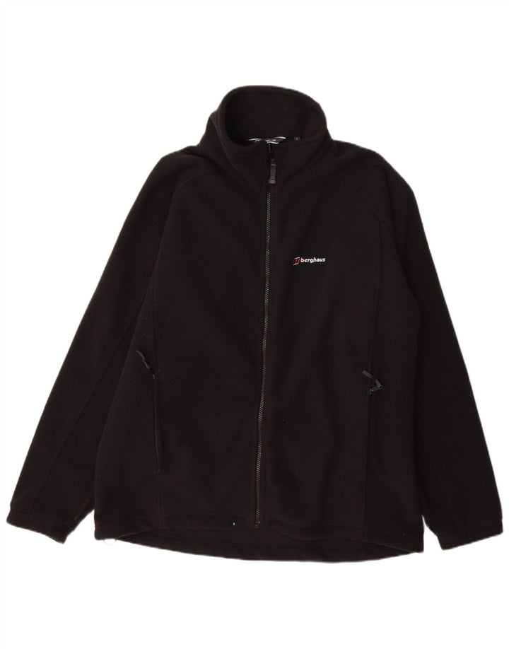 Berghaus Chaqueta polar para hombre UK 40 Large Poliéster negro